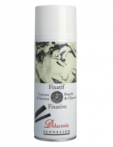 Fixativ - Zeichnung fixieren, nicht mit Haarspray