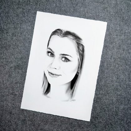 Dirk Richter Artist proof Kunstdruck Hildegard Jill Kassidy