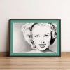 gerahmte Zeichnung Marilyn Monroe