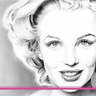 Zeichnung Marilyn Monroe