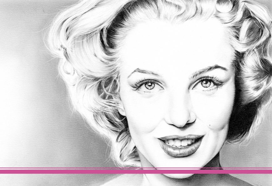 Zeichnung Marilyn Monroe