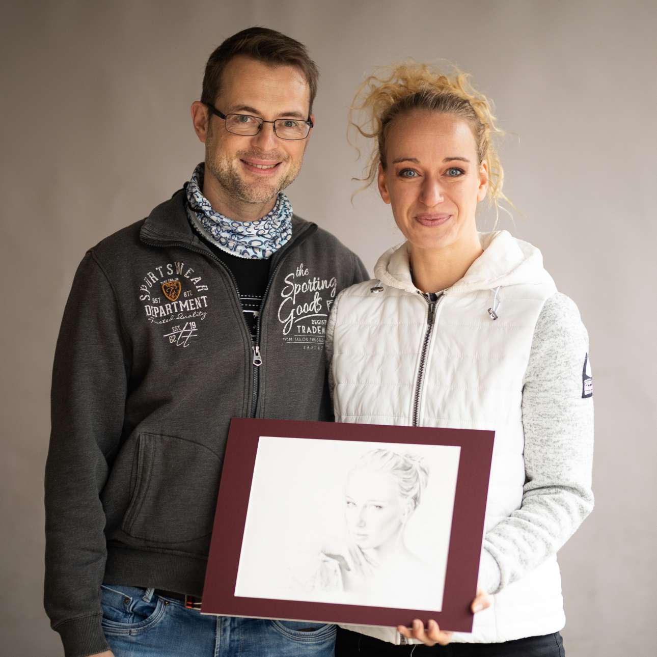 Portrait Auftragszeichnung