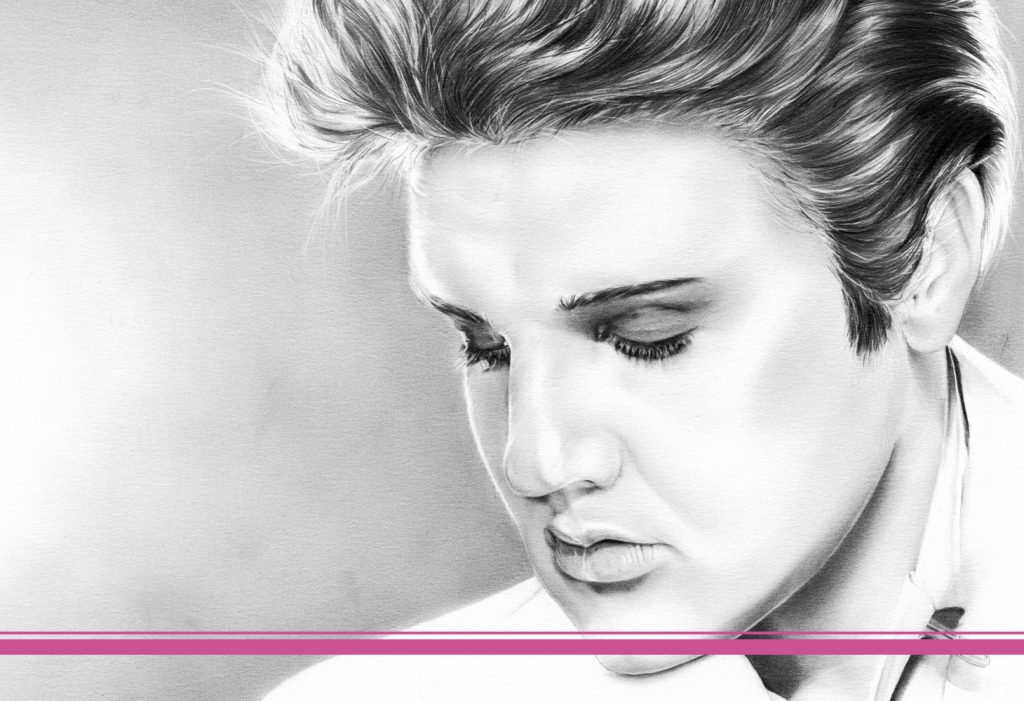 Zeichnung Elvis Presley