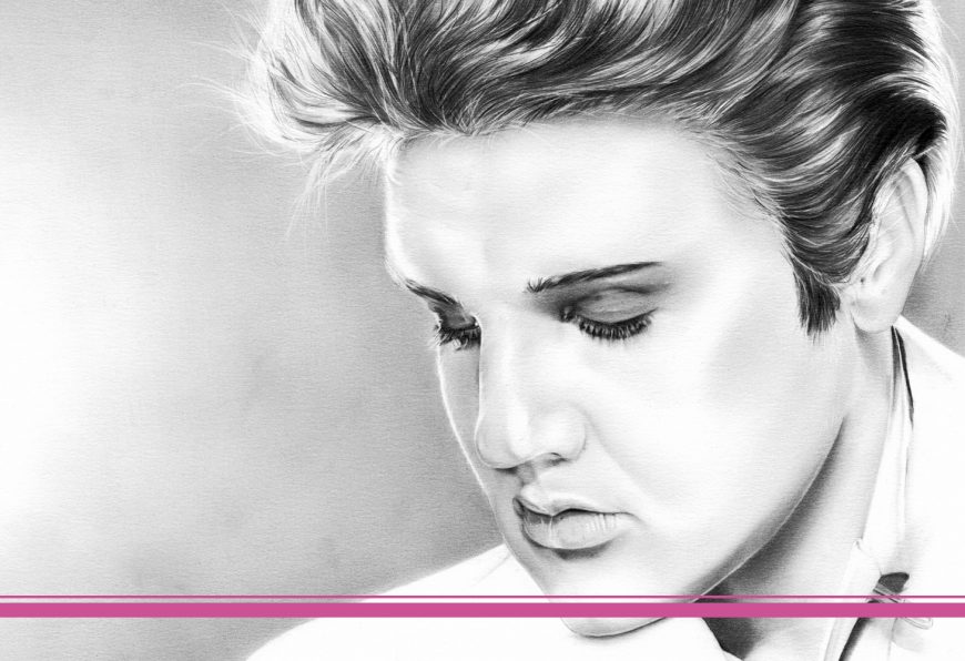 Zeichnung Elvis Presley