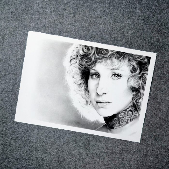 Dirk Richter Artist proof Kunstdruck Barbra Streisand limitiert