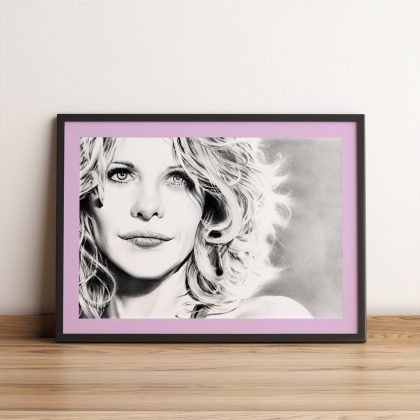 Kunstdruck gerahmter Kunstdruck Wandbild von Meg Ryan