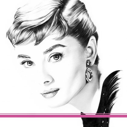 Zeichnung Audrey Hepburn 2
