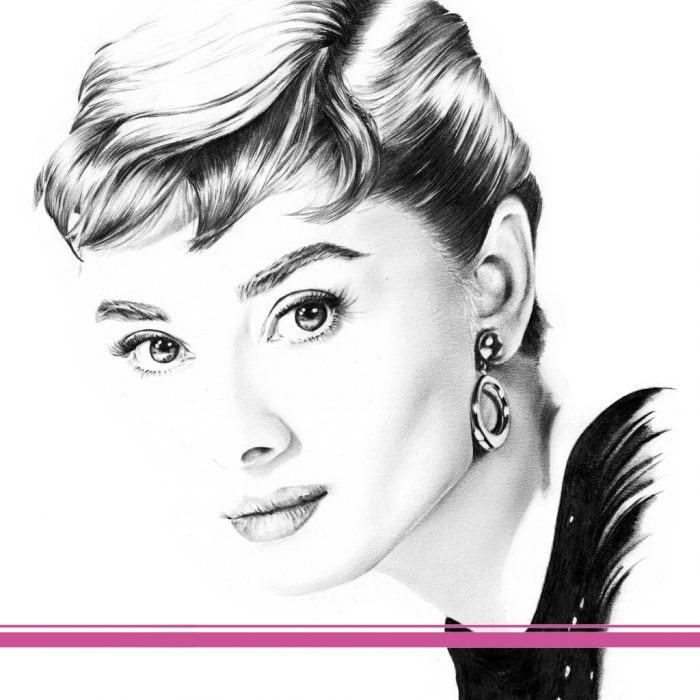 Zeichnung Audrey Hepburn 2