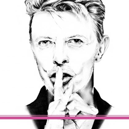 Zeichnung David Bowie