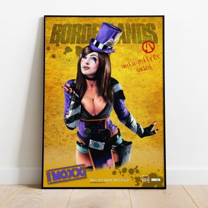 gerahmter Kunstdruck Wandbild Mad Moxxi