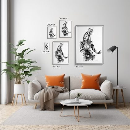 Größen Kunstdruck Moxxi