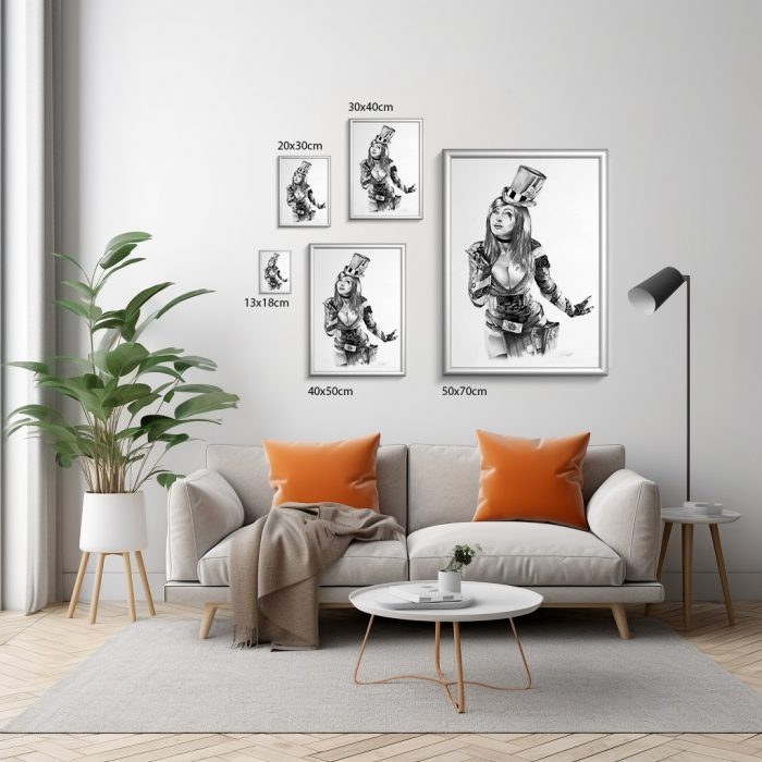 Größen Kunstdruck Moxxi