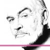 Zeichnung Sean Connery