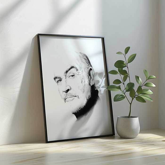 angelehnter Rahmen Sean Connery