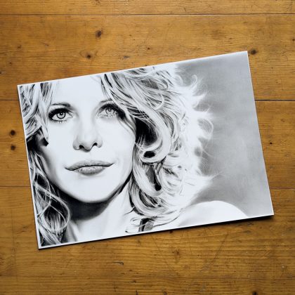 original Zeichnung Meg Ryan