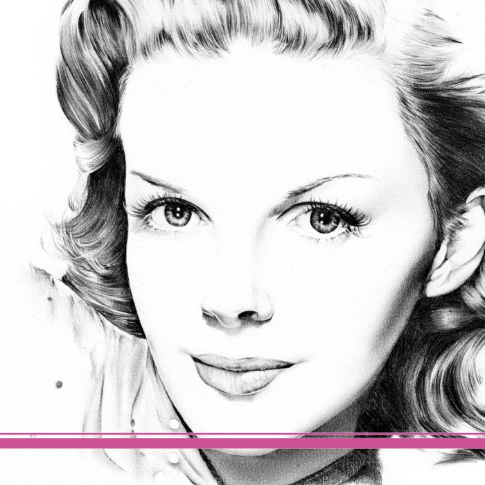 Zeichnung Judy Garland Zeichnung Judy Garland