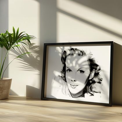 angelehnter Rahmen Judy Garland