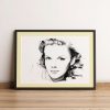 gerahmter Kunstdruck Wandbild Judy Garland gerahmter Kunstdruck Wandbild Judy Garland