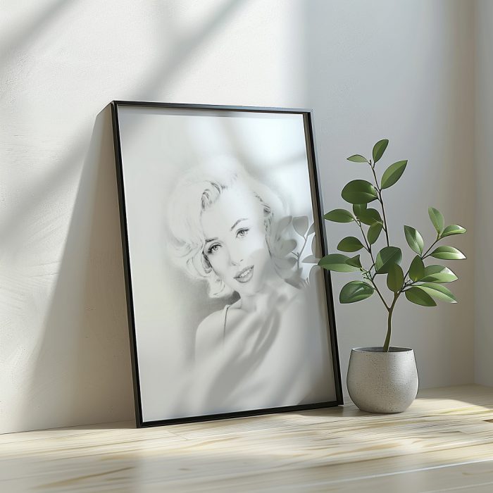 angelehnter Rahmen Marilyn Monroe 3