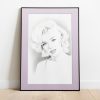 gerahmter Kunstdruck Wandbild Marilyn Monroe 3