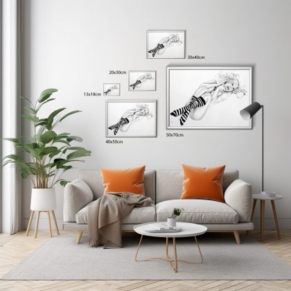 Größen Kunstdruck Play with me