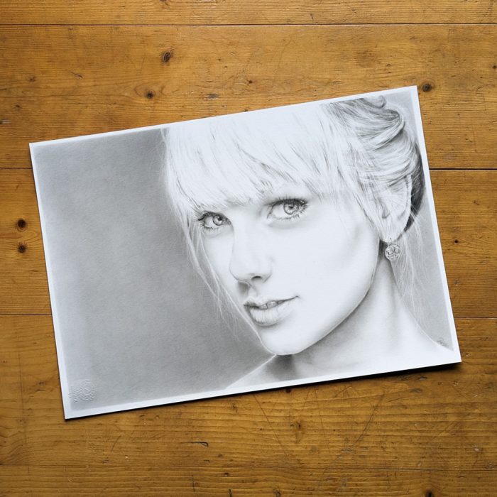original Zeichnung Taylor Swift