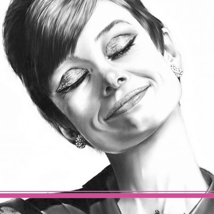 Zeichnung Audrey Hepburn 4