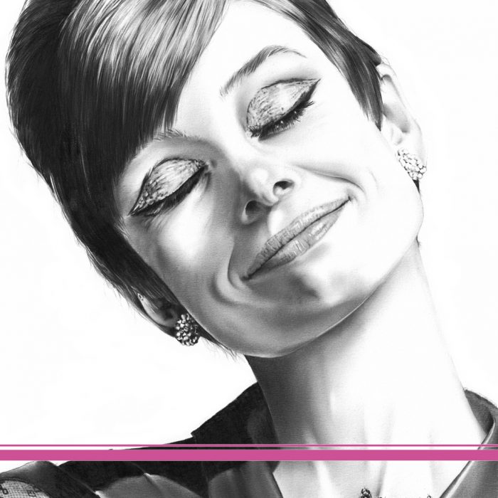 Zeichnung Audrey Hepburn 4