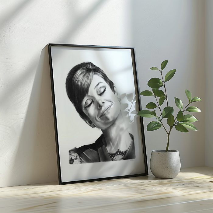 angelehnter Rahmen Audrey Hepburn 4