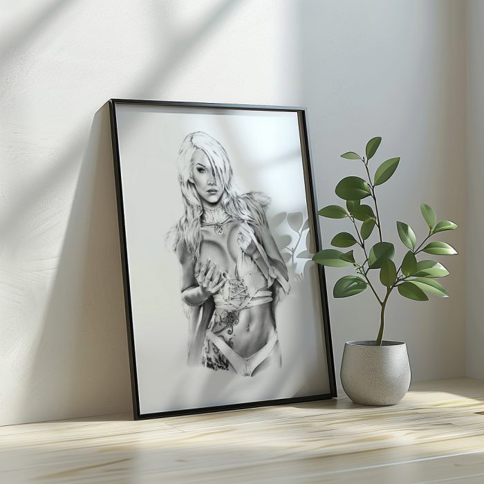 angelehnter Rahmen Winter is coming