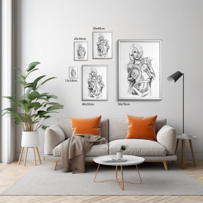 Größen Kunstdruck Winter is coming