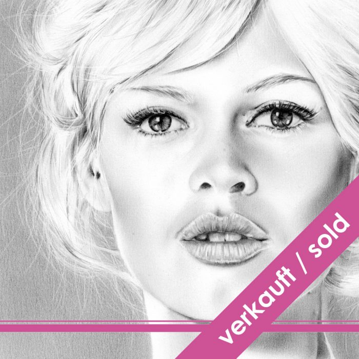 Zeichnung Brigitte Bardot verkauft