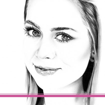 Zeichnung Kunstdruck Jill Kassidy