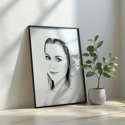 angelehnter Rahmen Jill Kassidy