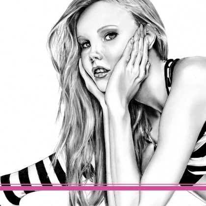 Zeichnung Kunstdruck Stripes