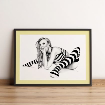 gerahmter Kunstdruck Wandbild Stripes