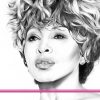 Zeichnung Kunstdruck Tina Turner