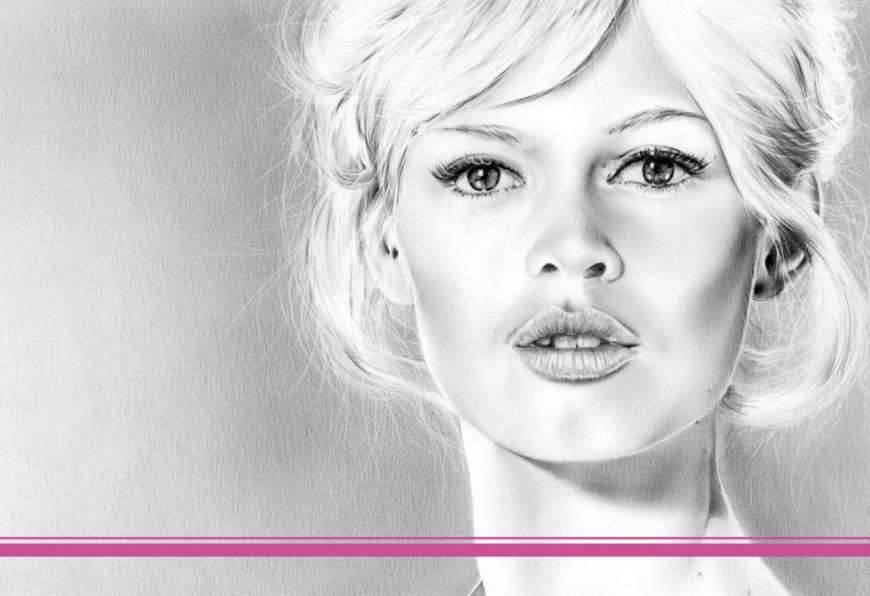 Blog Bild Zeichnung Brigitte Bardot
