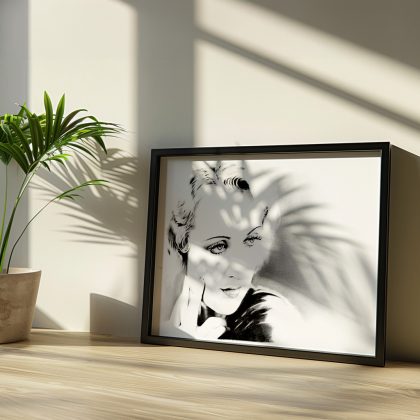 angelehnter Rahmen Carole Lombard