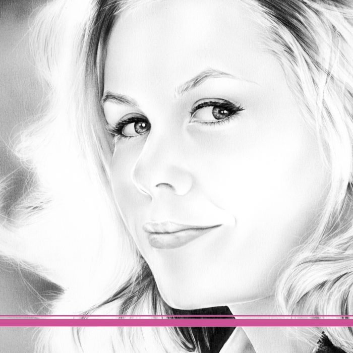 Zeichnung Kunstdruck Elizabeth Montgomery