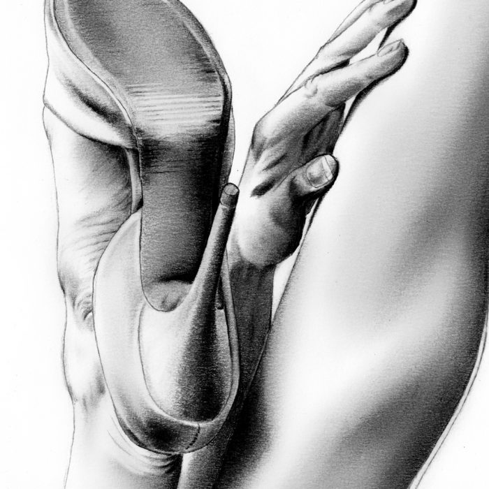 Zeichnung Legs Up Detail 1 Zeichnung Legs Up Detail 1