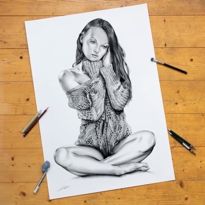 original Zeichnung Desire