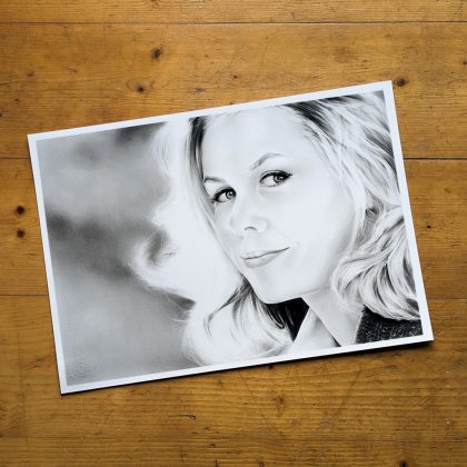 Original Zeichnung Elizabeth Montgomery