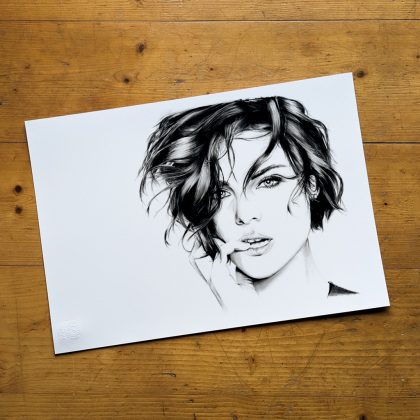 Original Zeichnung Jamie Alexander