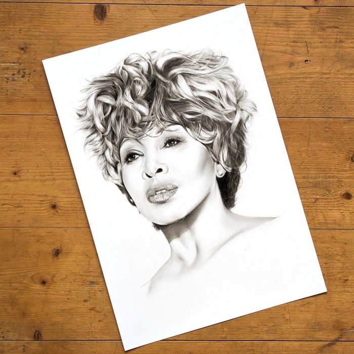 Original Zeichnung Tina Turner