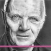 Zeichnung Kunstdruck Anthony Hopkins