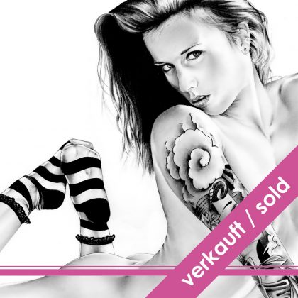 Original Zeichnung July verkauft