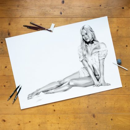 original Zeichnung Bowtie