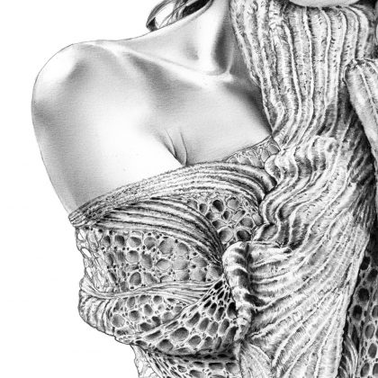 original Zeichnung Desire Detail