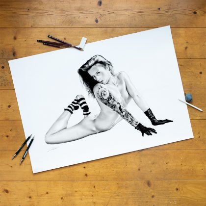 original Zeichnung July